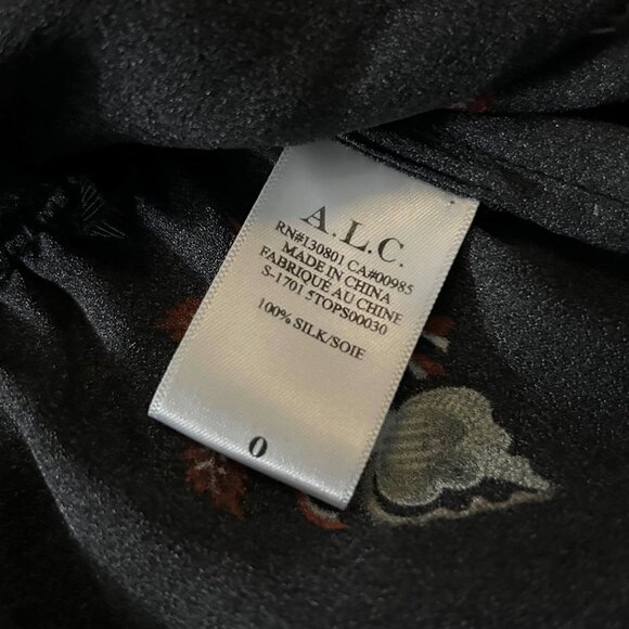 A.L.C. Binx Silk Peplum Top ASO Hope Mikaelson - Picture 7 of 9